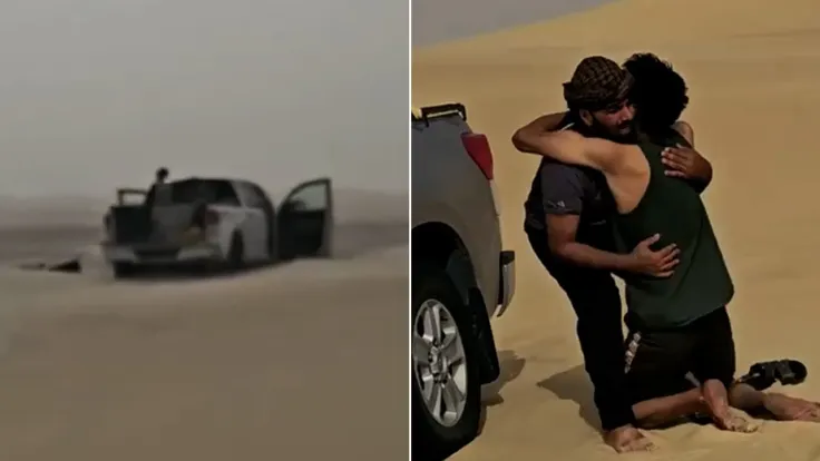 عثور على مروان البهيجي في الصحراء الليبية بعد 5 أيام من فقدانه: تفاعل إنساني واسع