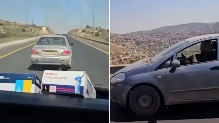 مستوطن يعيق سيارة إسعاف مسرعة بالضفة.. غضب على وسائل التواصل