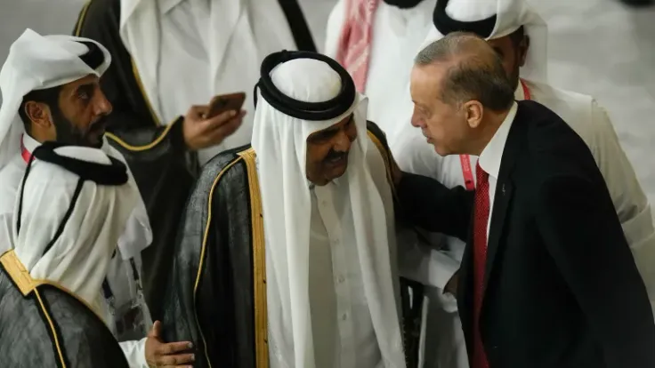 تعزية أردوغان للأمير تميم في وفاة الأمير الوالد الشيخ حمد بن خليفة آل ثاني