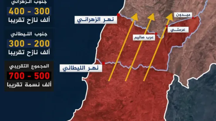 الخط الأصفر في جنوب لبنان.. حدود المشروع الإسرائيلي على الخريطة
