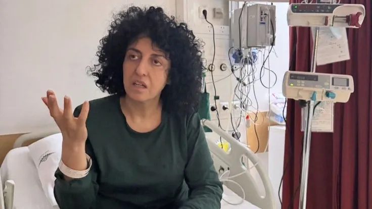 أُفرج عن نرجس محمدي الحائزة على جائزة نوبل بعد تعليق عقوبتها
