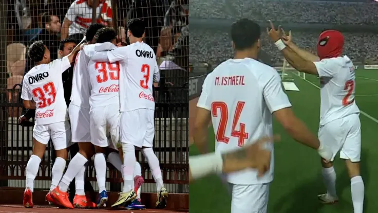 سبايدر مان الزمالك يرتبك الحكم بعد هدف ملغي ضد شباب بلوزداد
