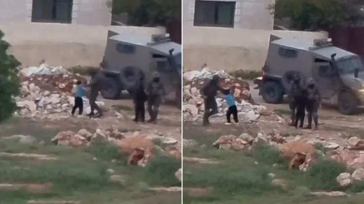اعتداء جندي إسرائيلي على طفل فلسطيني يشعل موجة غضب دولي واسعة