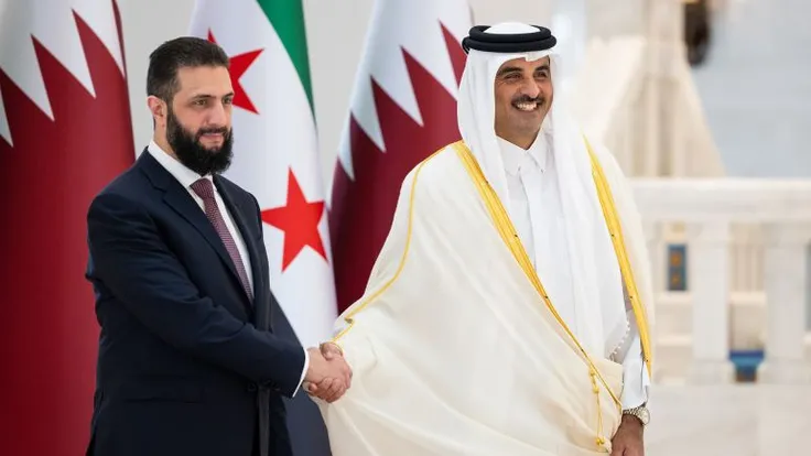 أمير قطر والرئيس السوري يبحثان الأوضاع الإقليمية في الدوحة