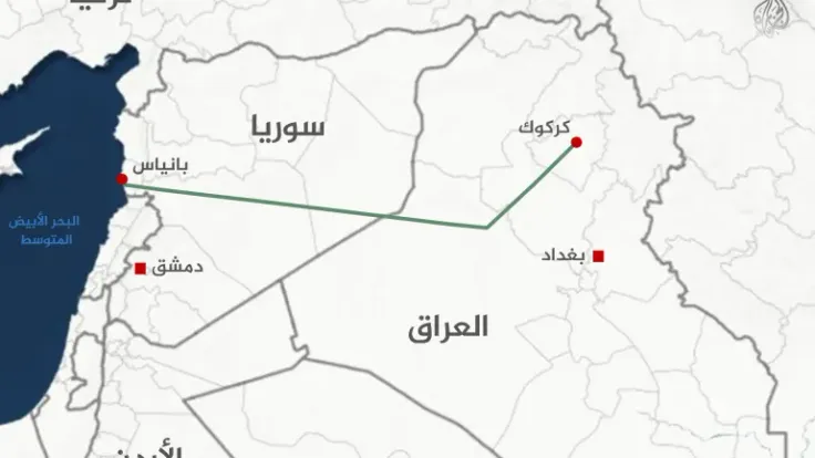 مشروع خط كركوك-بانياس: تفاصيل تأهيل خط النفط بين سوريا والعراق