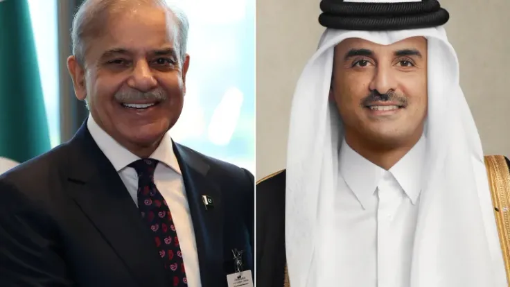 أمير قطر ورئيس وزراء باكستان يبحثان خفض التوتر بالمنطقة