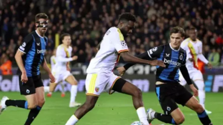 كلوب بروج يحقق فوزًا نظيفًا 3-0 على لانس في دوري أبطال أوروبا