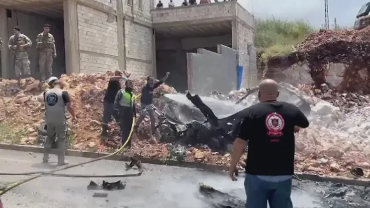 فيديو صادم لانفجار سيارة في السعديات بلبنان: 8 قتلى بينهم أطفال