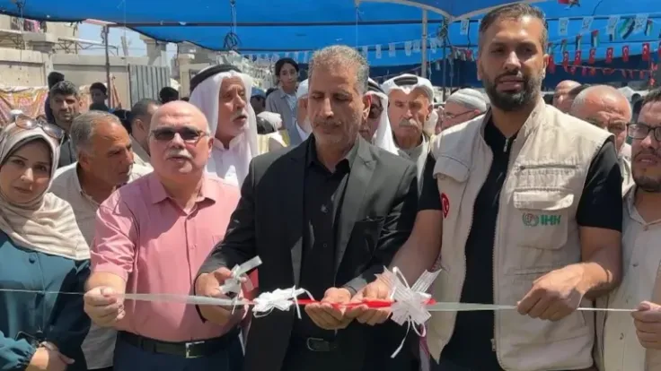 افتتاح مدرسة أبو بكر الصديق الميدانية في غزة بدعم تركي