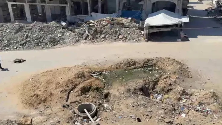 نازحو جباليا يواجهون أصناف الأمراض والمعاناة بسبب قربهم من "الخط الأصفر